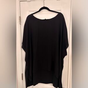 Eileen Fisher Silk Short Sleeve Blouse, Size Large